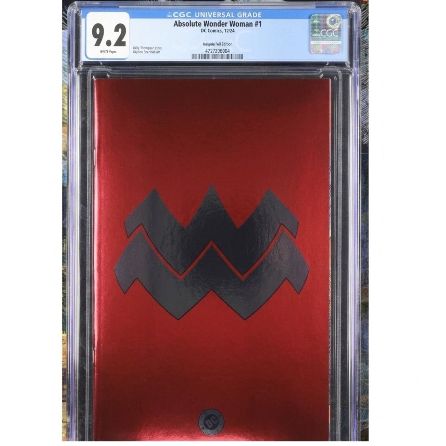 Absolute Wonder Woman: #1 [CGC 9.2 Foil Logo CVR E] 2024 Comics DC Comics