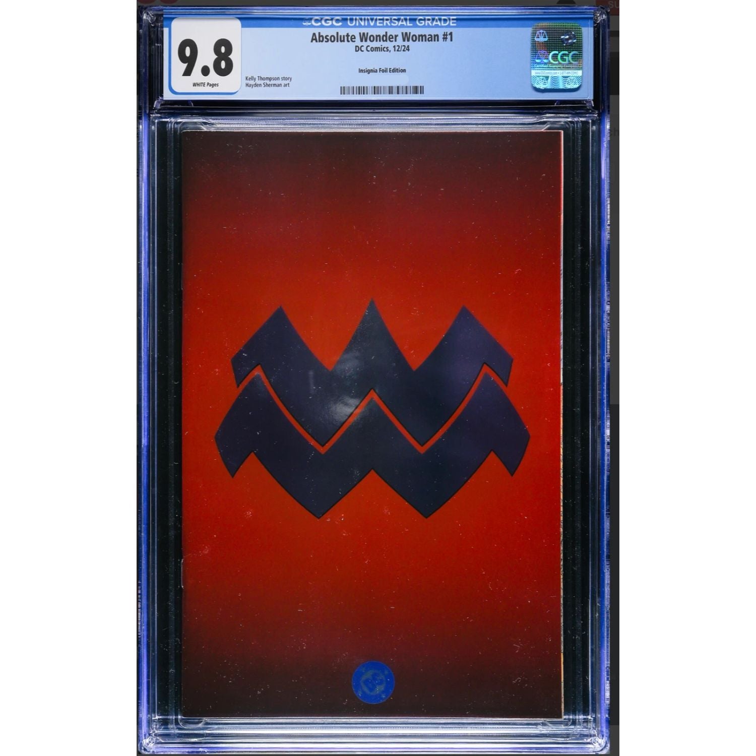 Absolute Wonder Woman: #1 [CGC 9.8 Foil Logo CVR E] 2024 Comics DC Comics