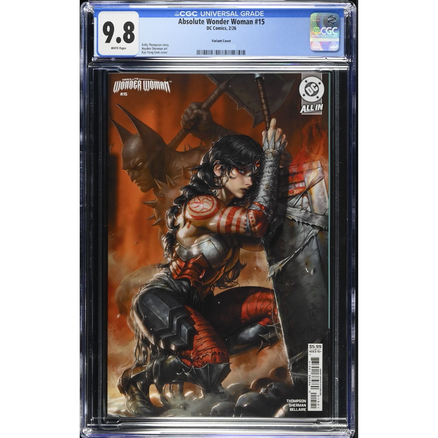 Absolute Wonder Woman: #15 [Kyuyong Eom CGC 9.8 CVR D] 2025 Comics DC Comics