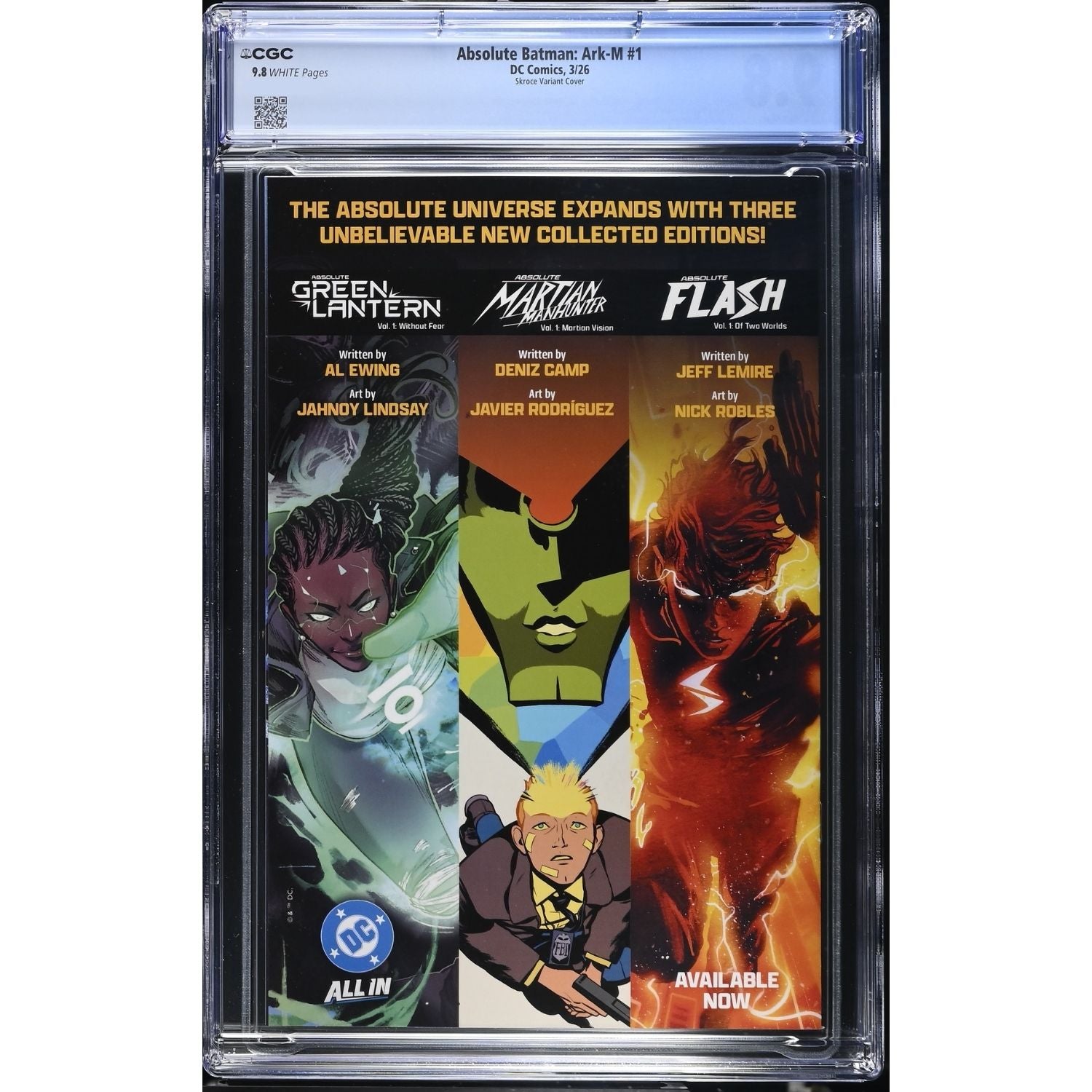 Absolute Batman Ark-M: #1 [Steve Skroce CGC 9.8 CVR D] 2026 Comics DC Comics