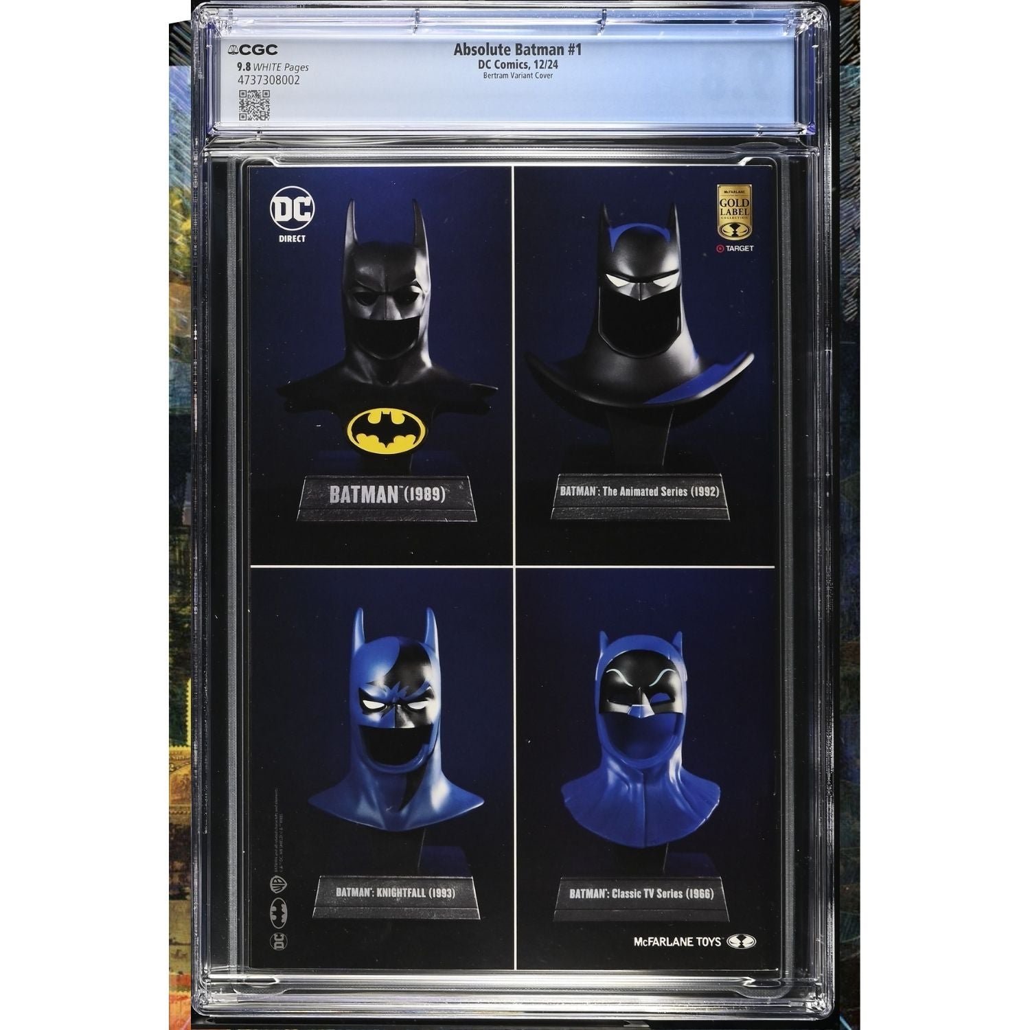 Absolute Batman: #1 [Ian Bertram CGC 9.8 CVR F - 1:25] 2024 Comics DC Comics
