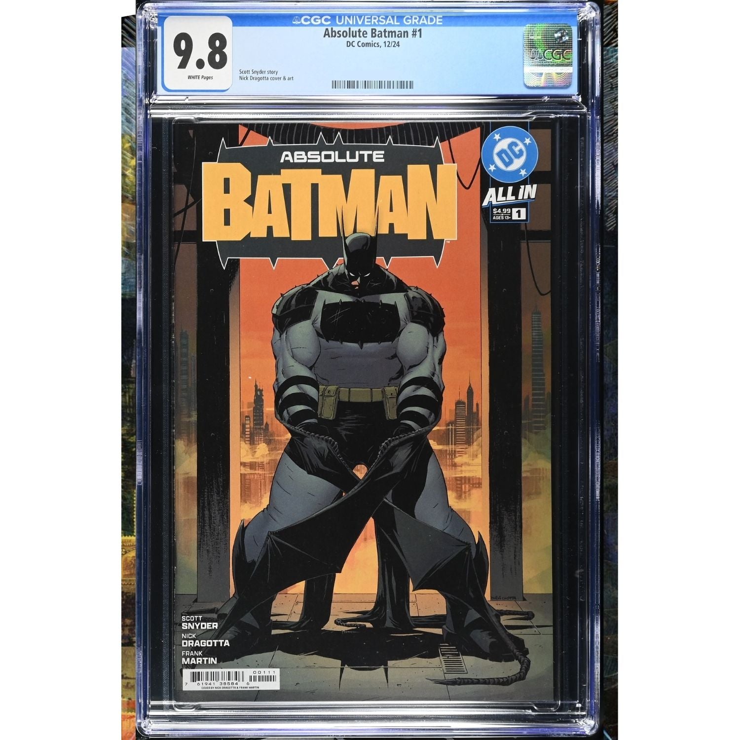 Absolute Batman: #1 [Nick Dragotta CGC 9.8 CVR A] 2024 Comics DC Comics