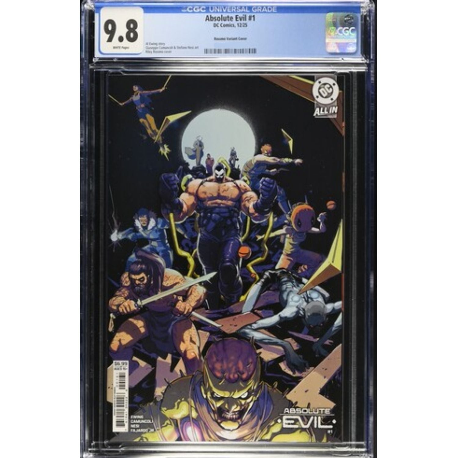 Absolute Evil: #1 [Riley Rossmo CGC 9.8 CVR E] 2025 Comics DC Comics