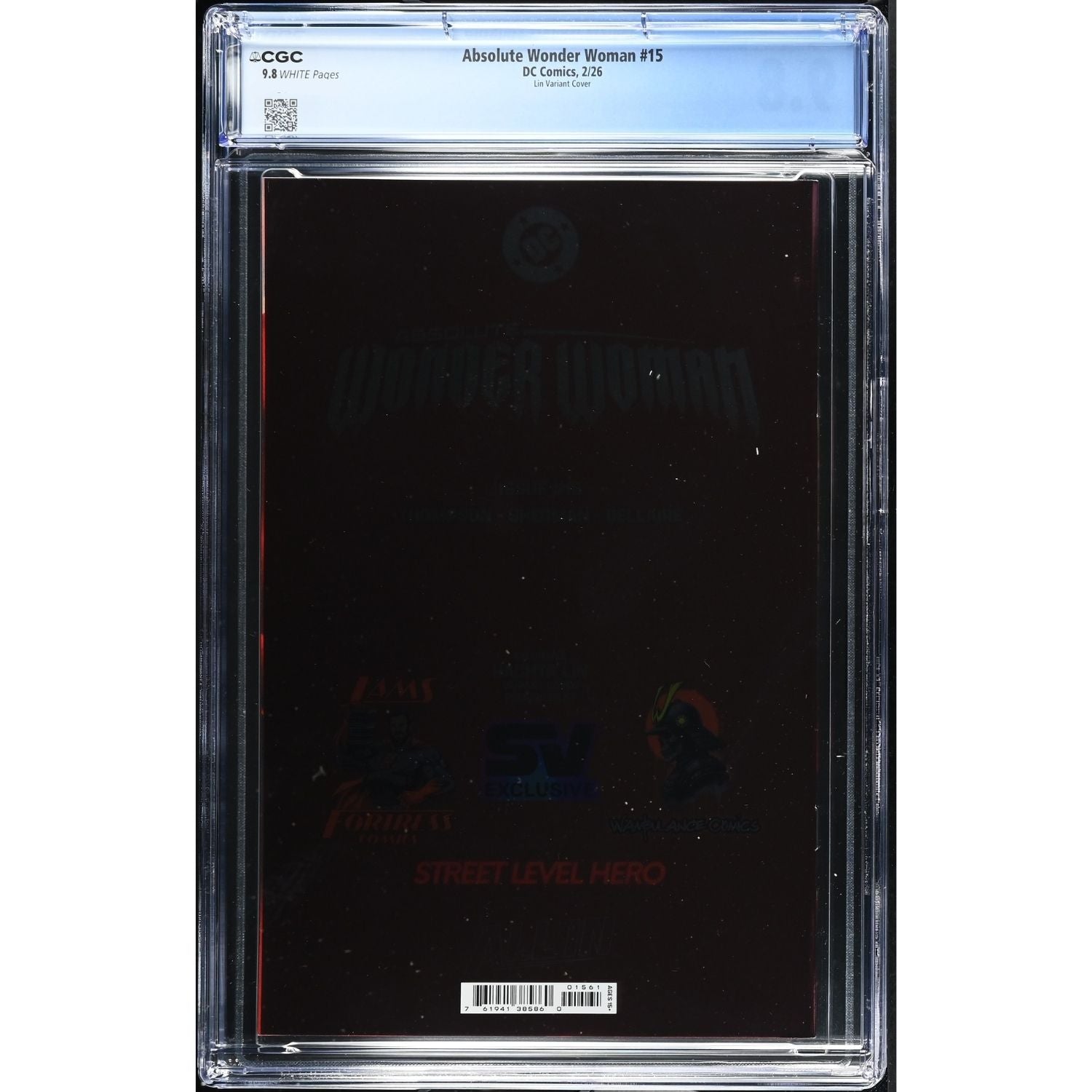 Absolute Wonder Woman: #15 [Rachta Lin CGC 9.8 Foil Shopville Exclusive] 2025 Comics DC Comics