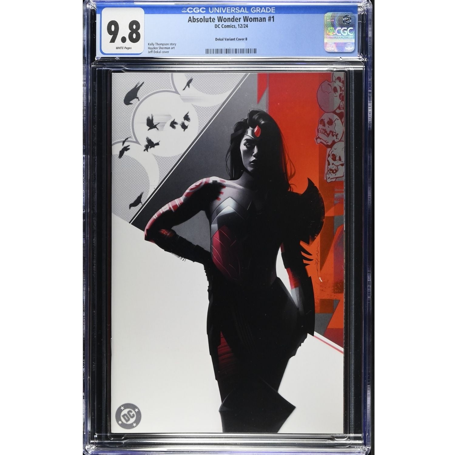 Absolute Wonder Woman: #1 [Jeff Dekal CGC 9.8 Virgin CVR G - 1:50] 2024 Comics DC Comics