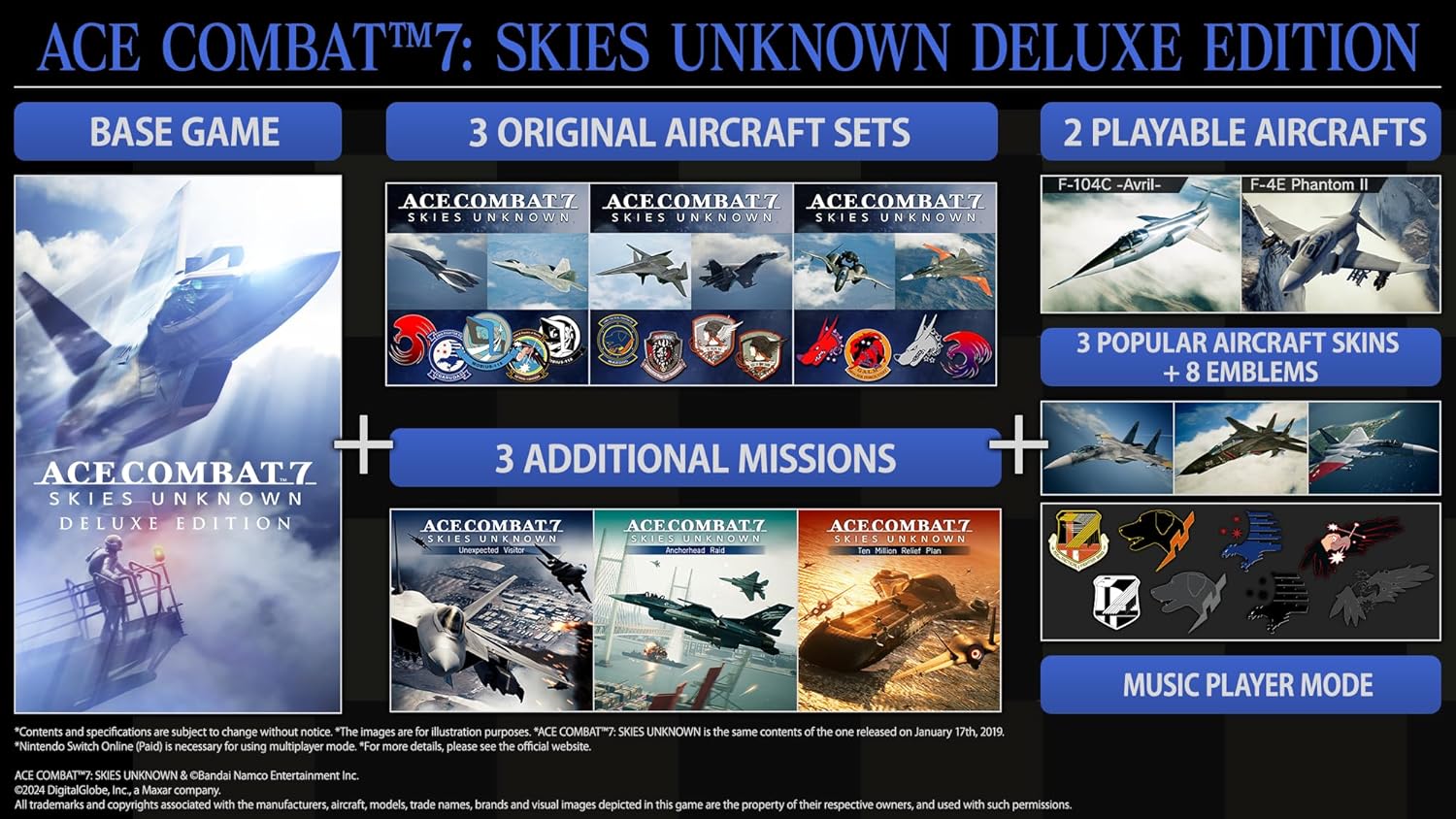 Ace Combat 7: Skies Unknown Deluxe Edition [Nintendo Switch] Nintendo Switch Video Game Bandai Namco