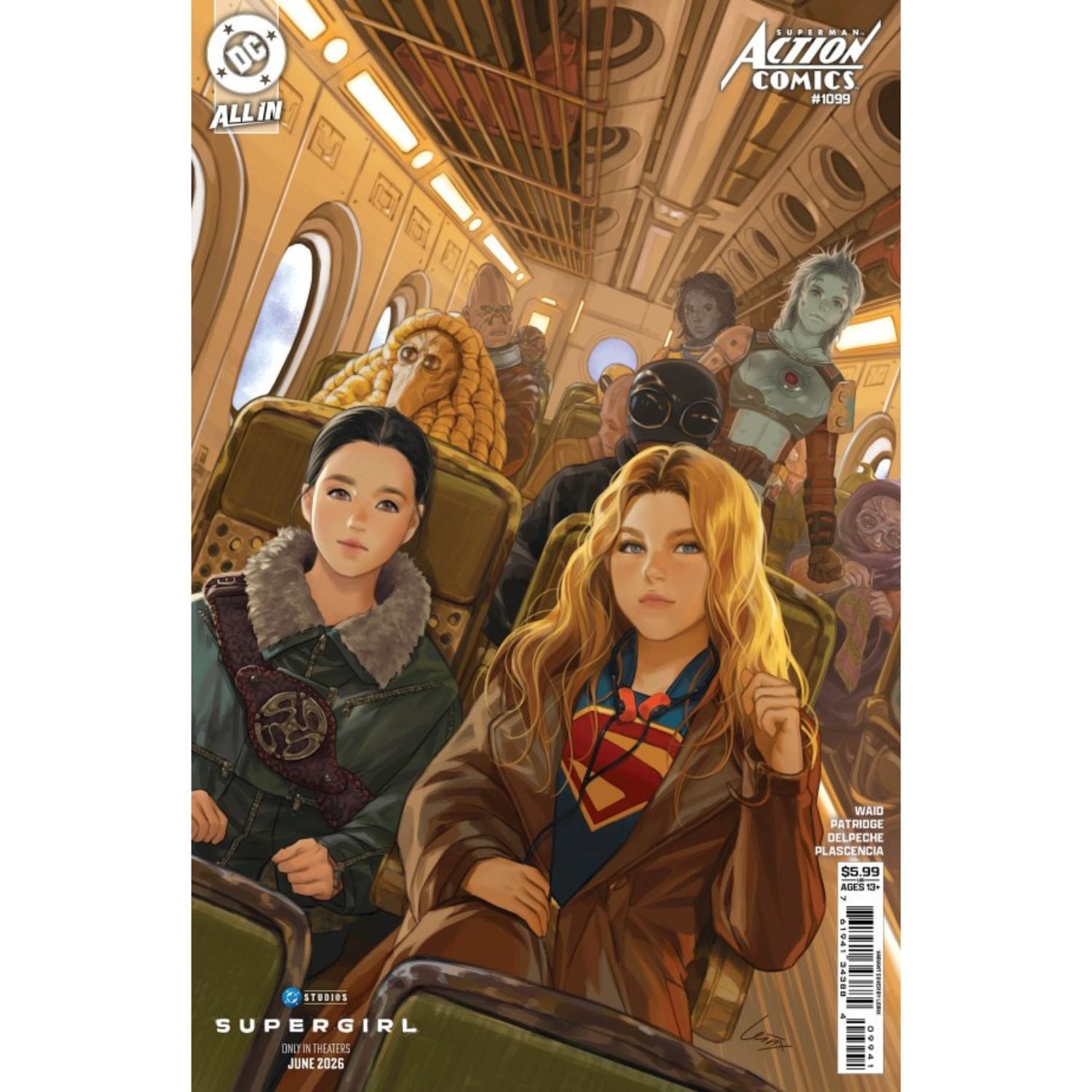 Action Comics: #1099 [Lesley Leirix Li Supergirl Movie CVR D] 2016 Comics DC Comics