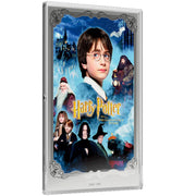 Agoro: Harry Potter Movie Poster - Harry Potter and the Philosopher's Stone Silver Foil Collectible Agoro