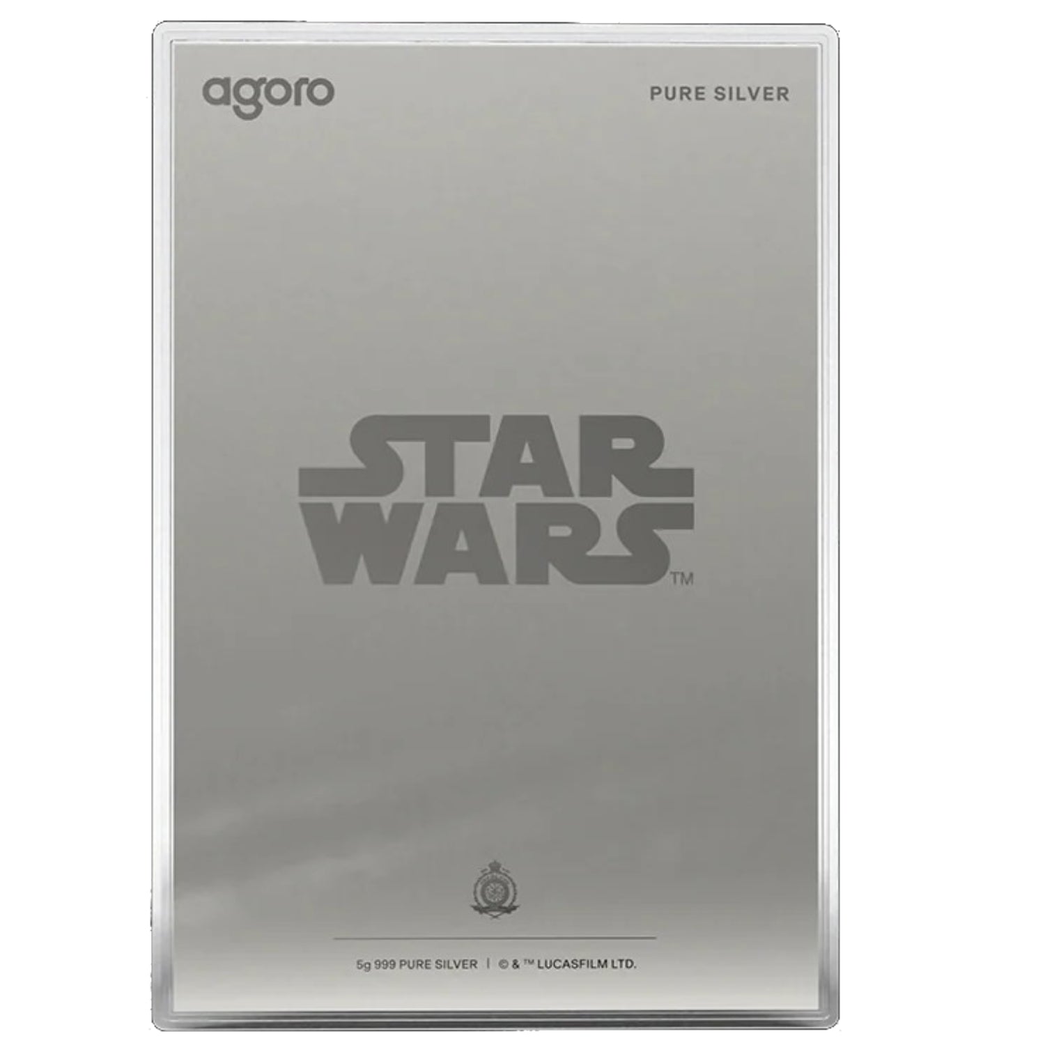 Agoro: Star Wars Sketch Art - Luke Skywalker 5g Silver Foil Collectible Agoro