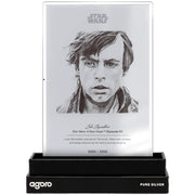Agoro: Star Wars Sketch Art - Luke Skywalker 5g Silver Foil Collectible Agoro