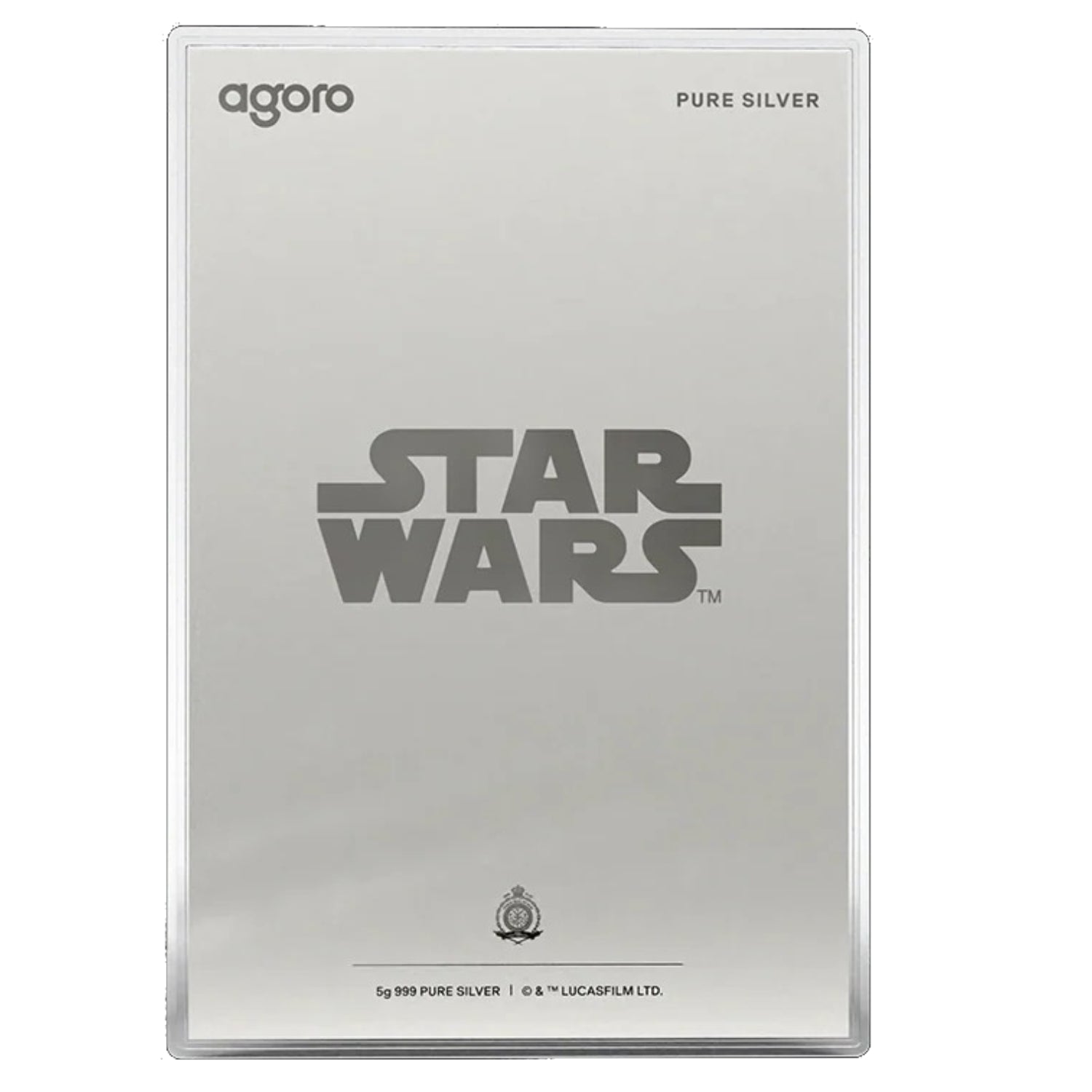 Agoro: Star Wars Sketch Art - Darth Vader 5g Silver Foil Collectible Agoro