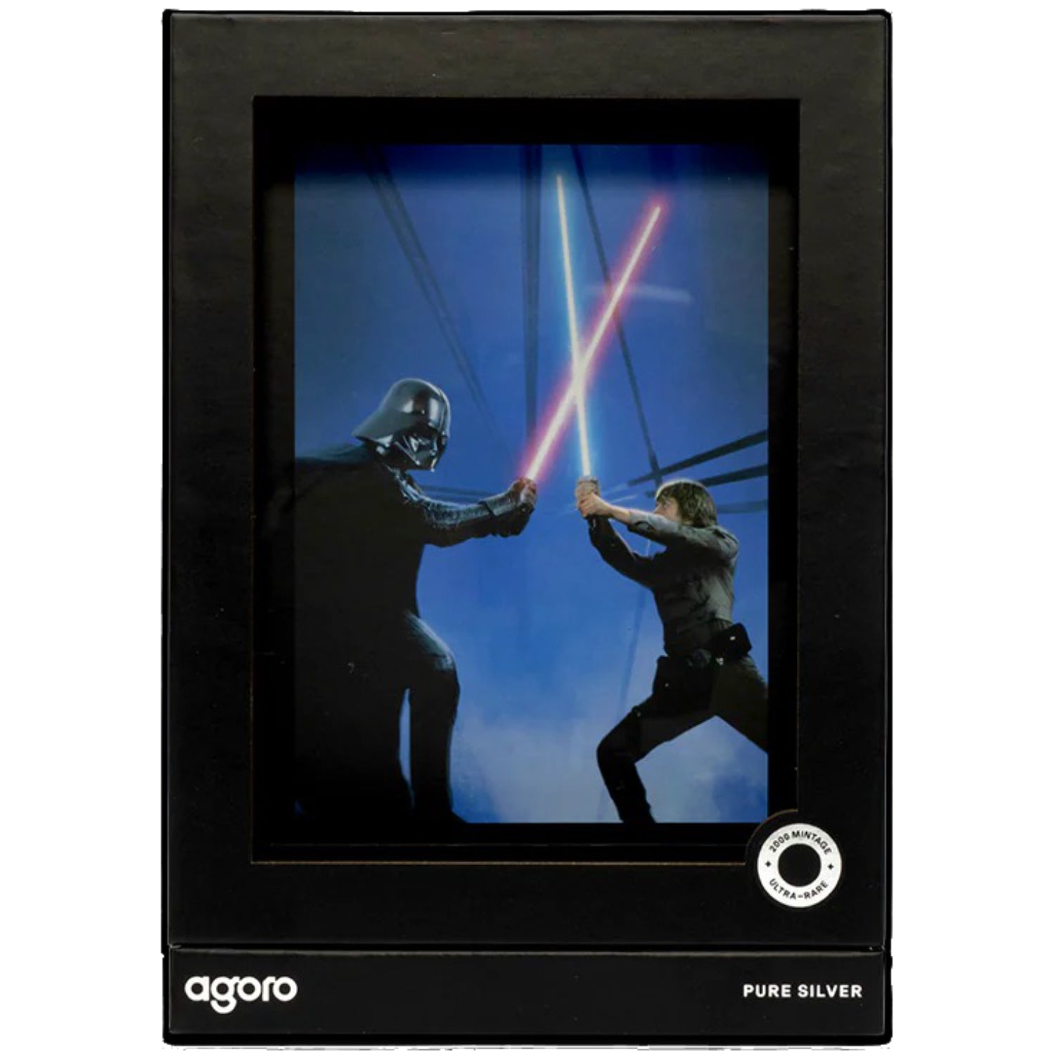 Agoro: Star Wars Sketch Art - Darth Vader 5g Silver Foil Collectible Agoro