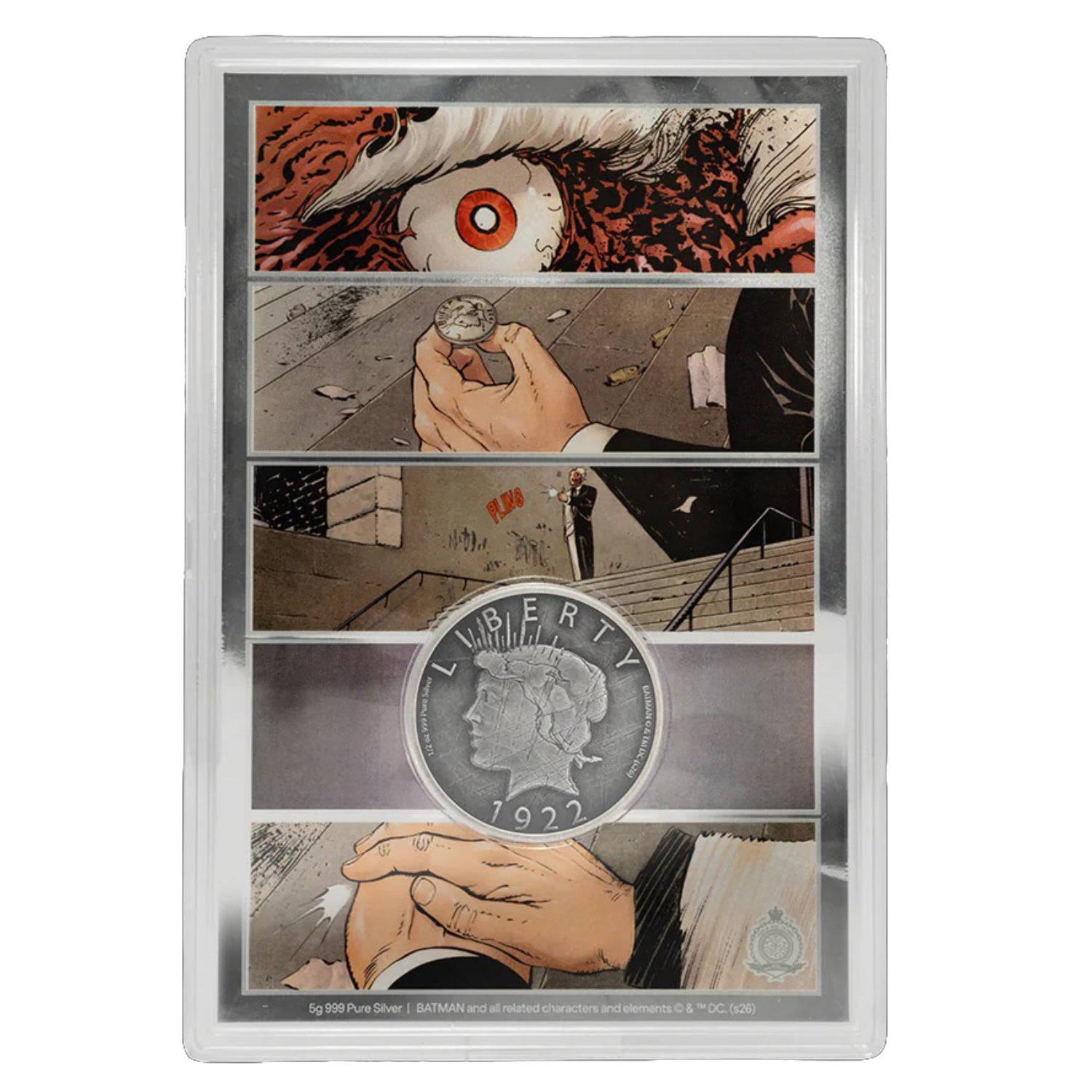 Agoro: DC - Two Face Silver Coin Set Collectible Agoro