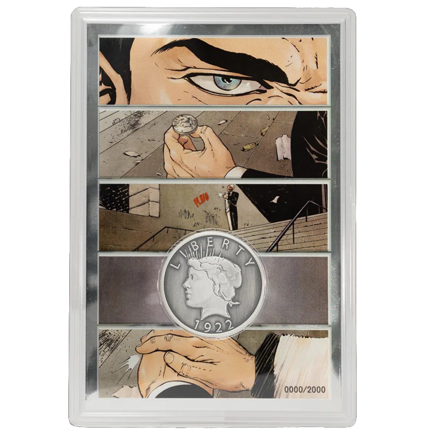 Agoro: DC - Two Face Silver Coin Set Collectible Agoro