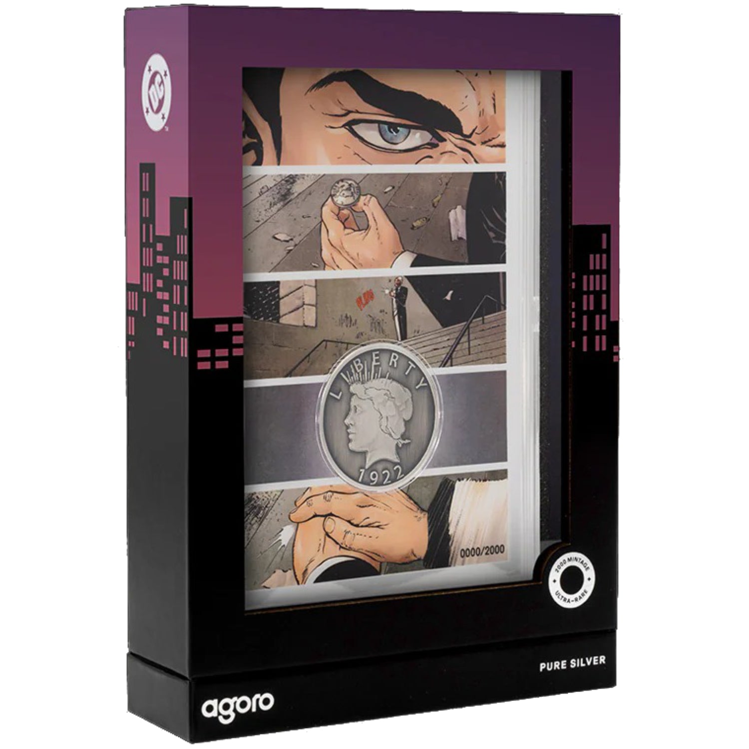 Agoro: DC - Two Face Silver Coin Set Collectible Agoro