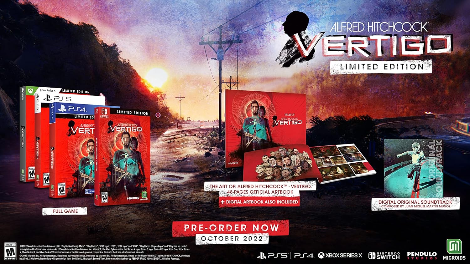 Alfred Hitchcock Vertigo Limited Edition [Xbox One & Xbox Series X] Xbox ONE / Xbox Series X Video Game Microids