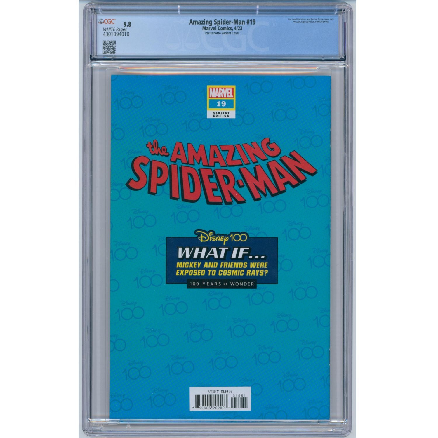 Amazing Spider-Man: #19 [Perissinotto CGC 9.8 Disney 100 CVR F] 2023 Comics Marvel Comics