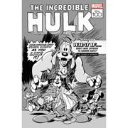 Amazing Spider-Man: #21 [Mangiatordi Disney100 Hulk B&W CVR D - 1:100] 2022 Comics Marvel Comics