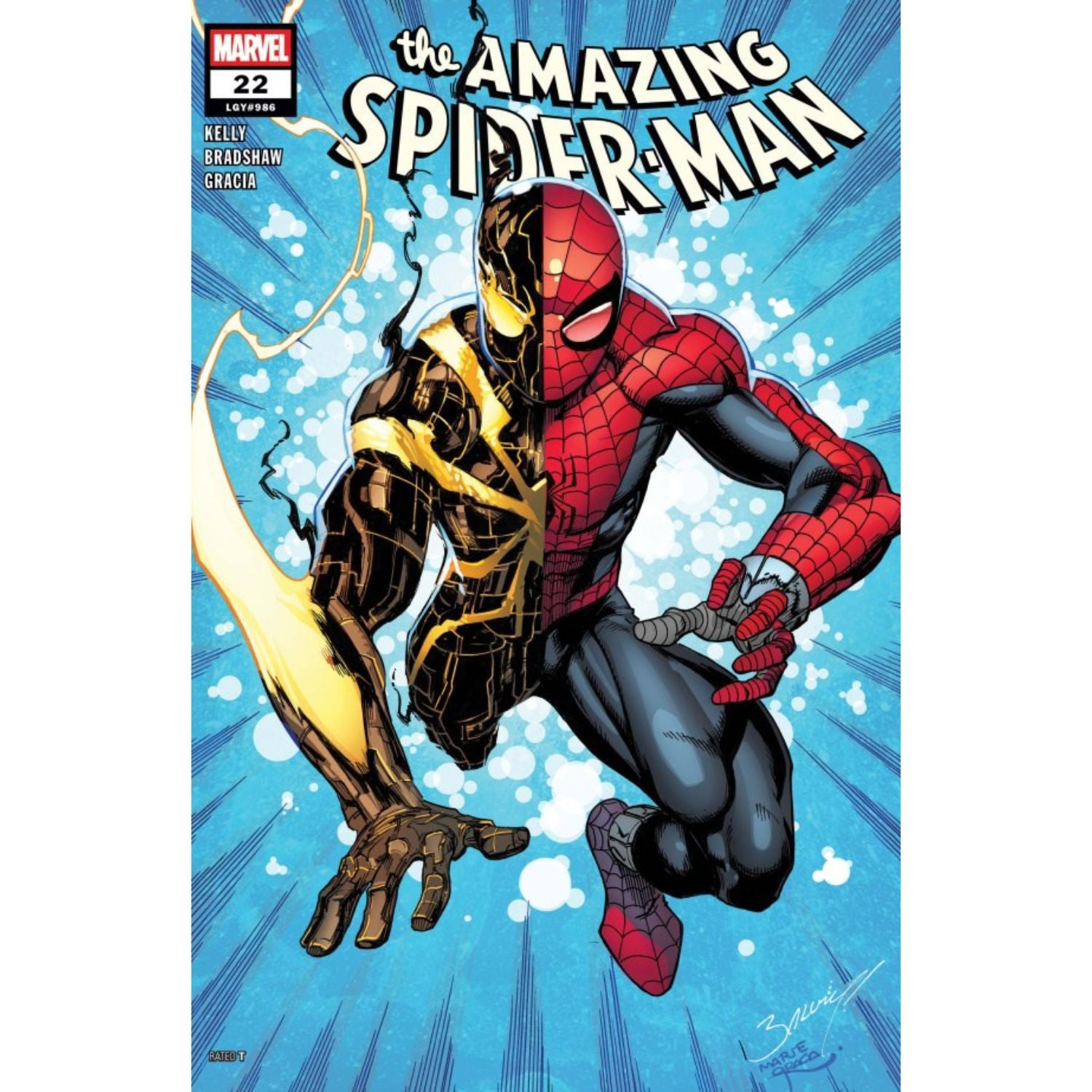 Amazing Spider-Man: #22 [Mark Bagley CVR A] 2025 Comics Marvel Comics