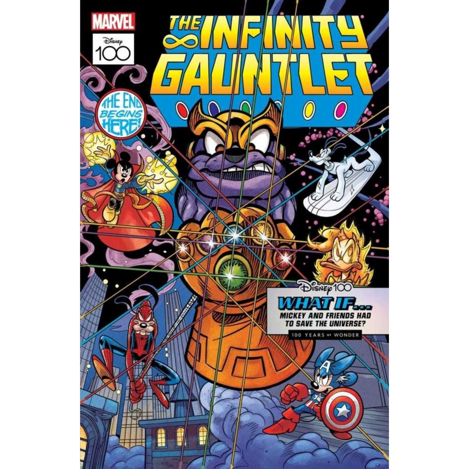 Amazing Spider-Man: #23 [Pastrovicchio Disney100 Infinity Gauntlet CVR D ] 2023 Comics Marvel Comics