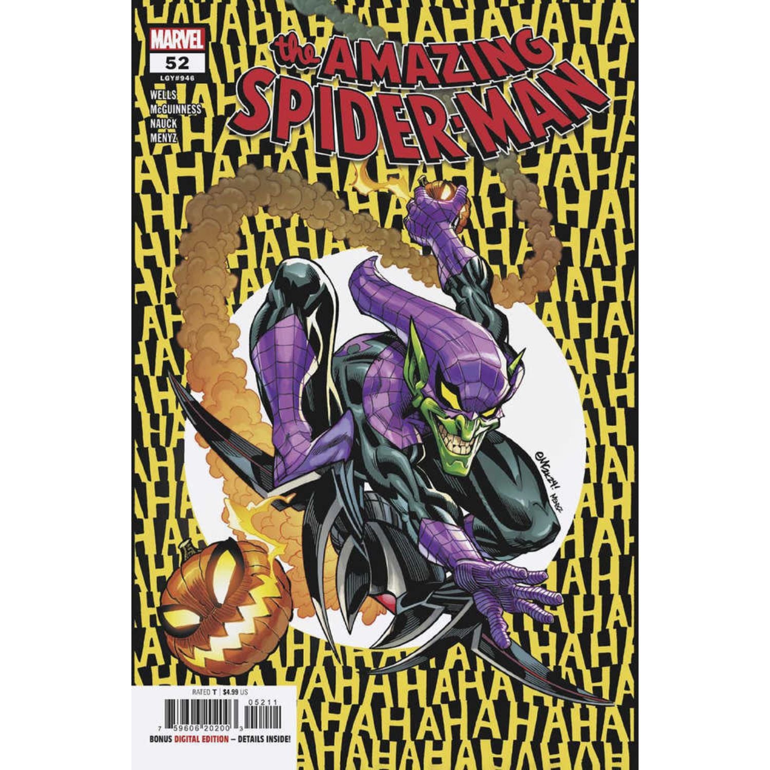 Amazing Spider-Man: #52 [Ed McGuinness CVR A] 2022 Comics Marvel Comics