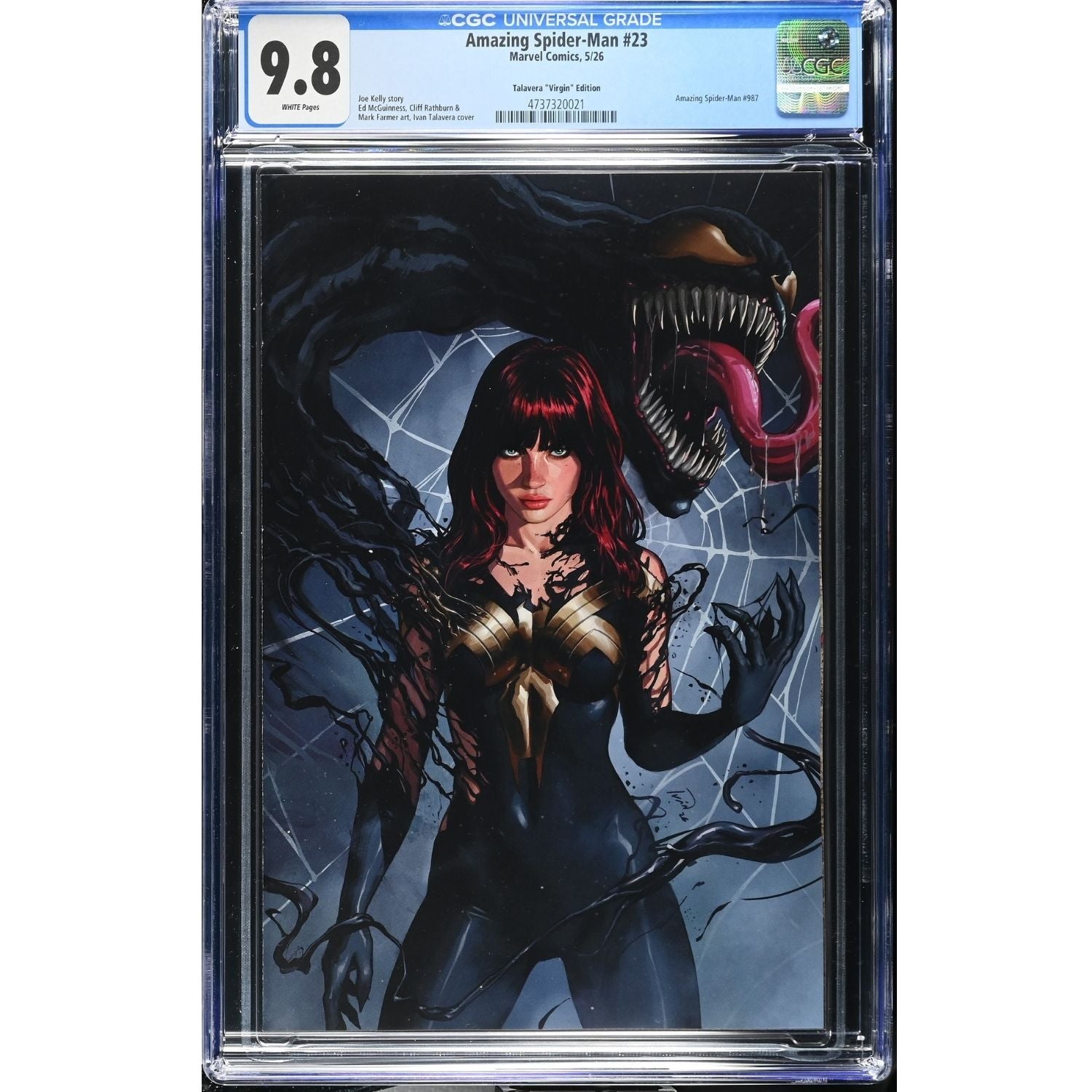 Amazing Spider-Man: #23 [Ivan Talavera CGC 9.8 Virgin - 1:50] 2025 Comics Marvel Comics