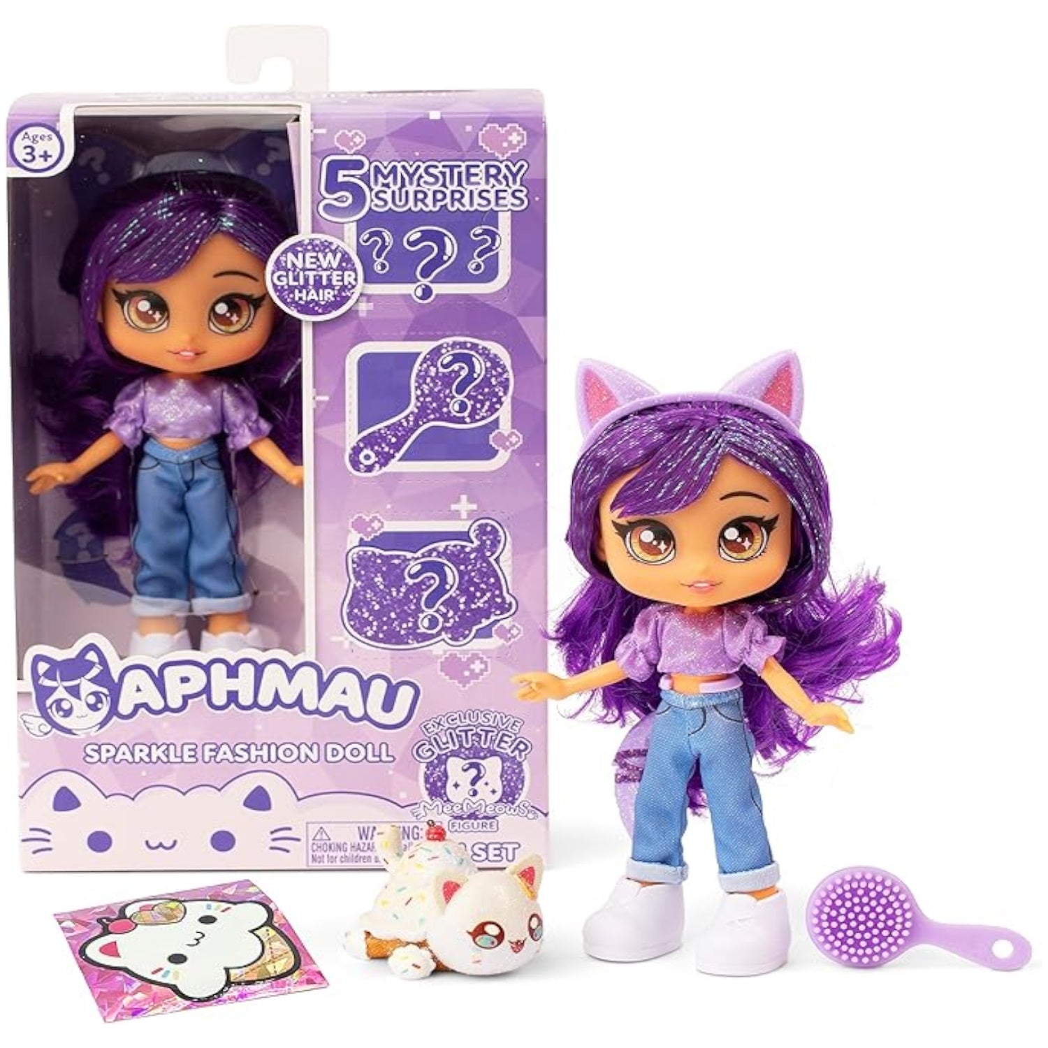 Aphmau Core Fashion Doll Sparkle Edition Toys & Games Red Planet   