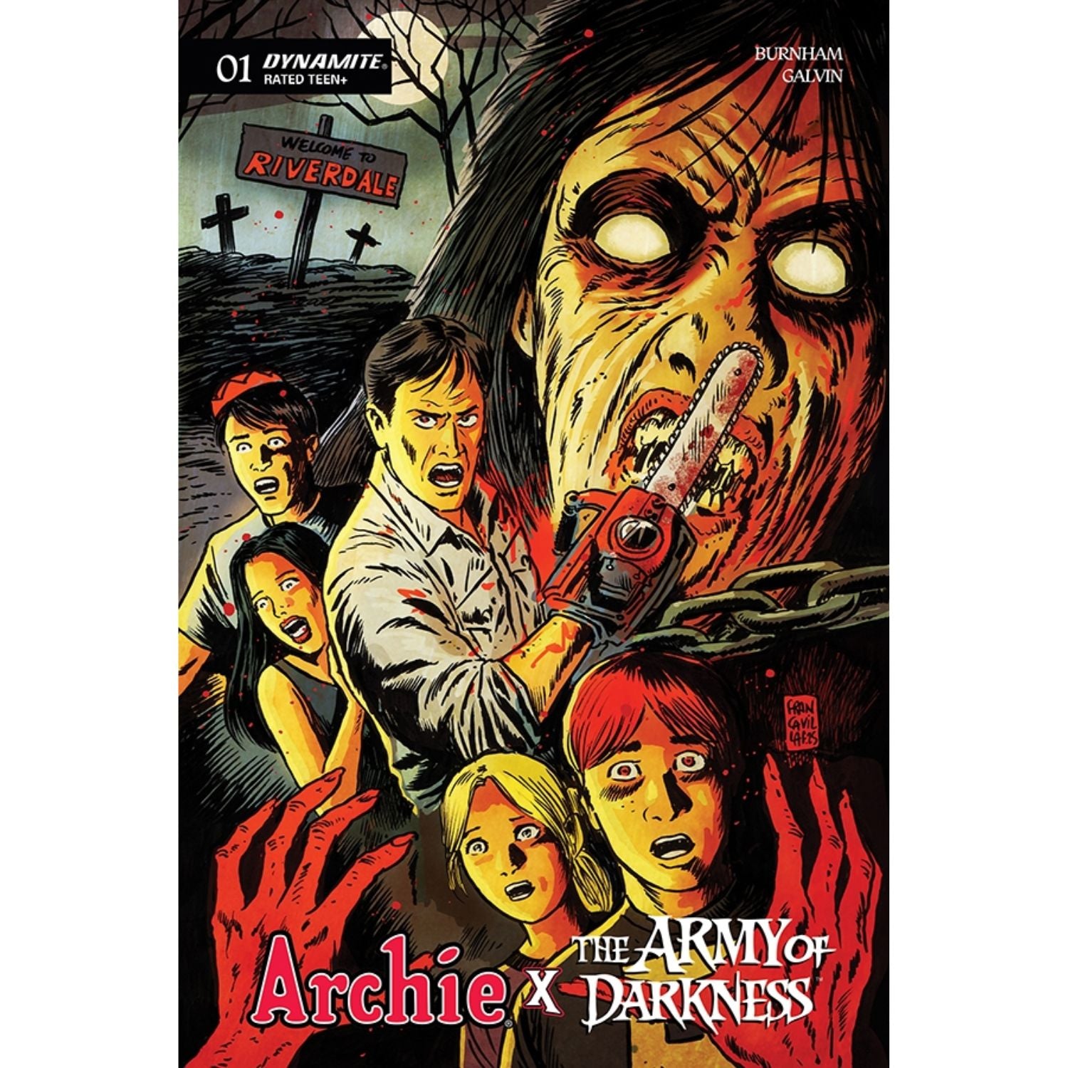 Archie X Army Of Darkness: #1 [Francesco Francavilla CVR V] 2026 Comics Dynamite Entertainment