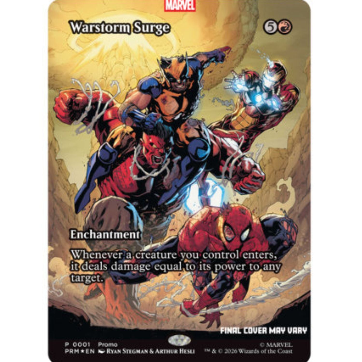 Avengers Armageddon: #1 [Ryan Stegman MTG CVR D] 2026 Comics Marvel Comics