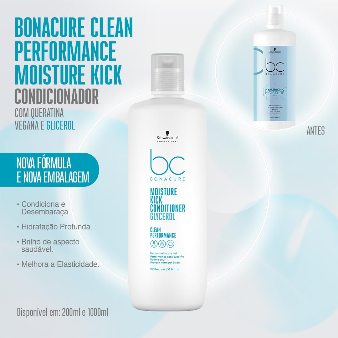 BC Bonacure Moisture Kick Conditioner 1 L (33.8 fl oz) Conditioner BC Bonacure