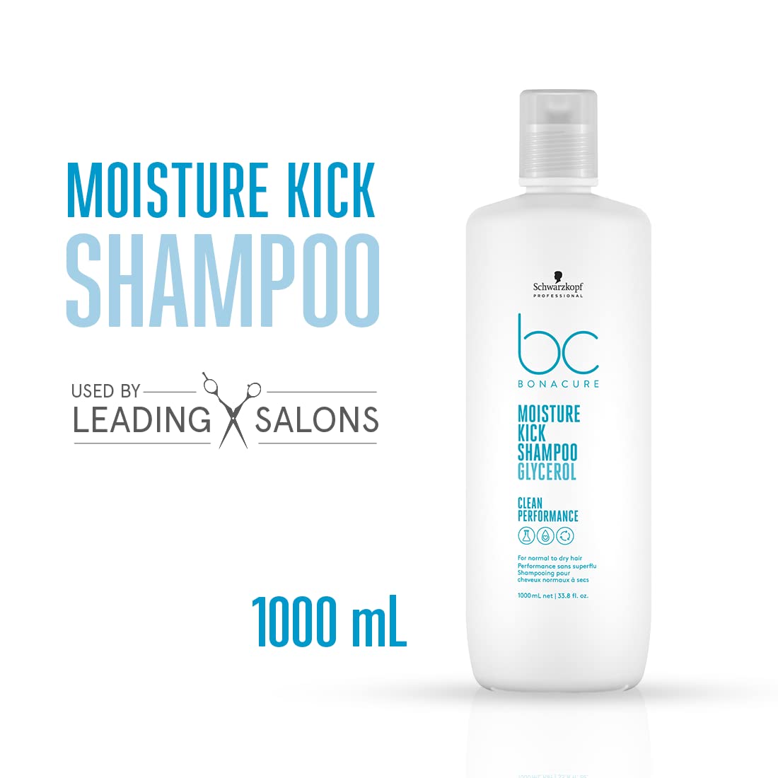 BC Bonacure Moisture Kick Shampoo 1 L (33.8 fl oz) Shampoo BC Bonacure