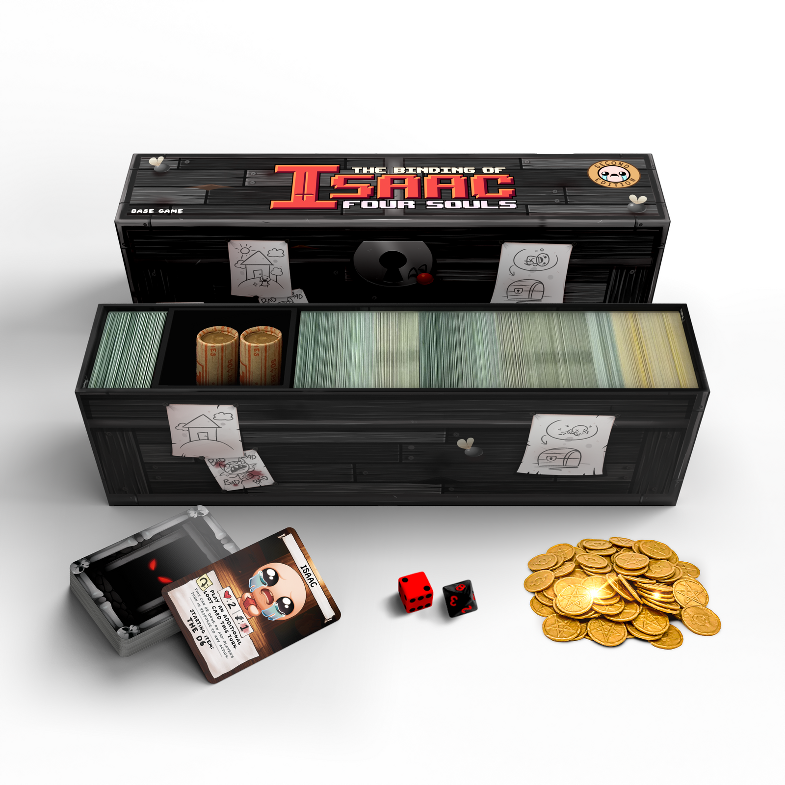 Binding of Isaac: Four Souls - 2nd Edition [Board Game, 2-4 Players] Board Game Maestro Media