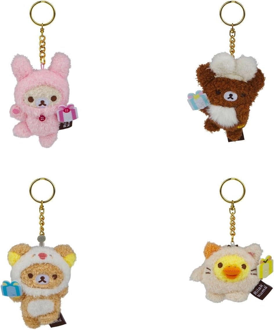 Rilakkuma San-X Original: Gift Series Plush Keychains Blind Box Plushies Rilakkuma