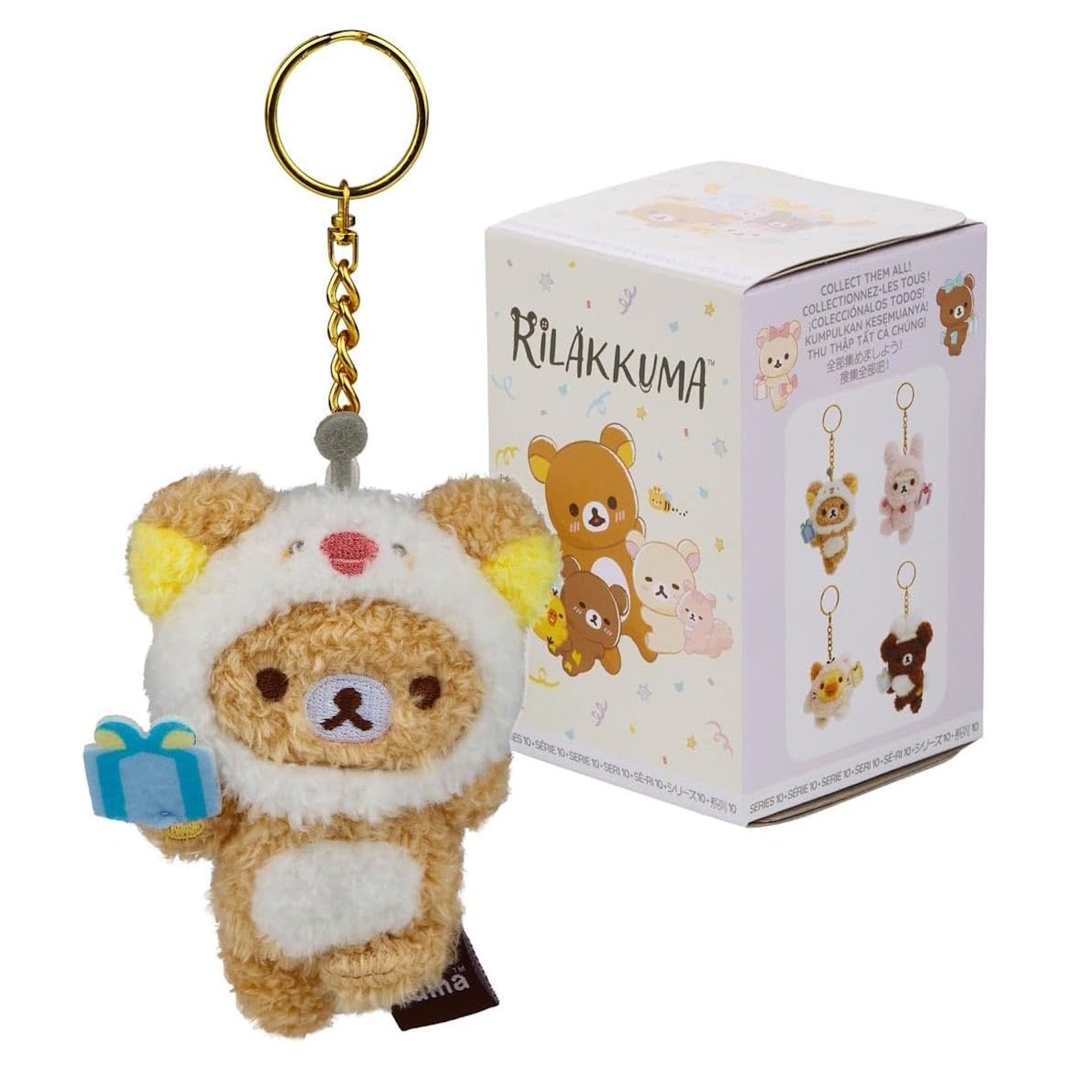 Rilakkuma San-X Original: Gift Series Plush Keychains Blind Box Plushies Rilakkuma