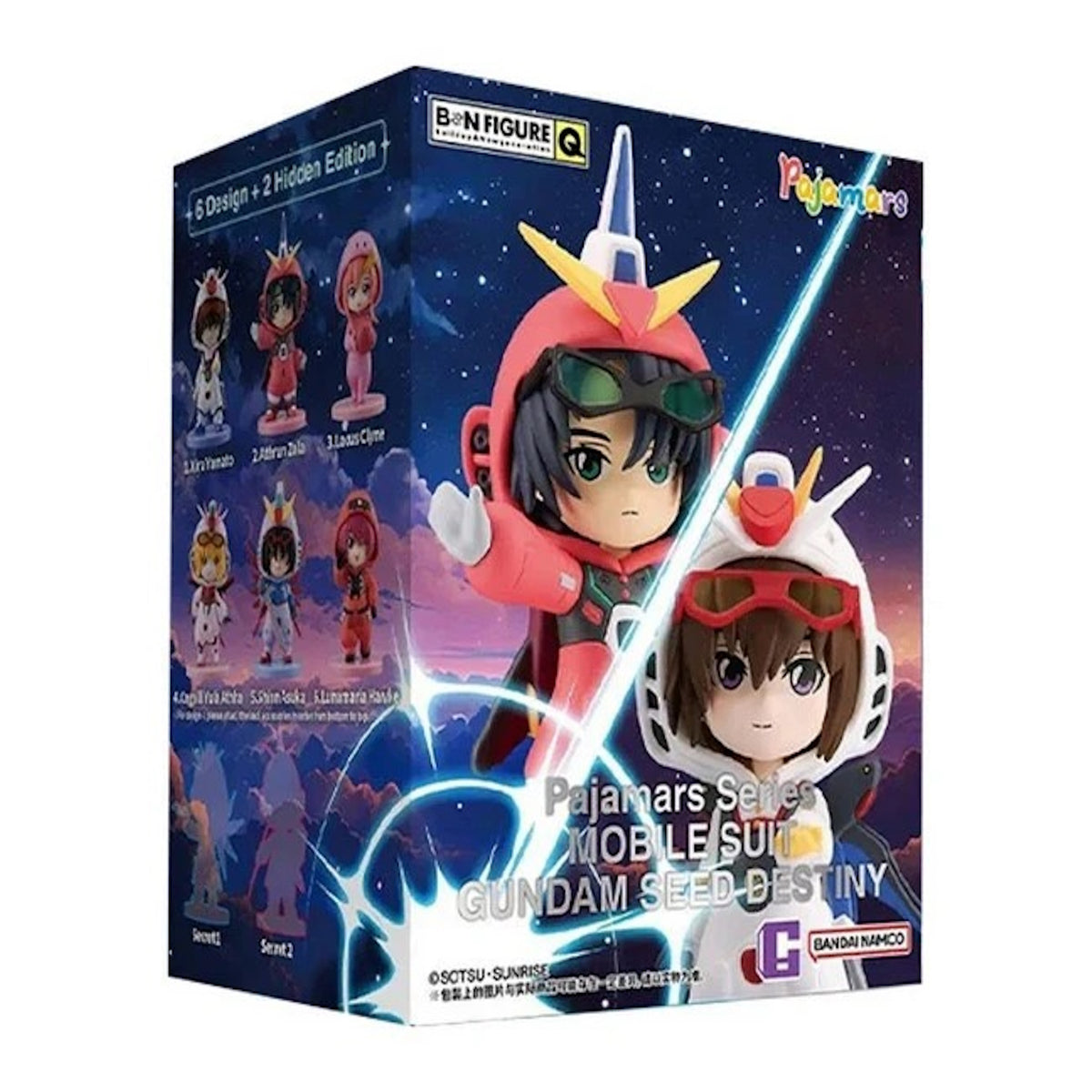 BN Figure Q Blindbox - Mobile Suit Gundam Seed Destiny Pajamars Series Toys & Games Bandai Namco