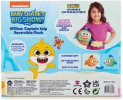 Baby Shark's Big Show!: William and Captain Kelp Reversible Plush Plushies WowWee