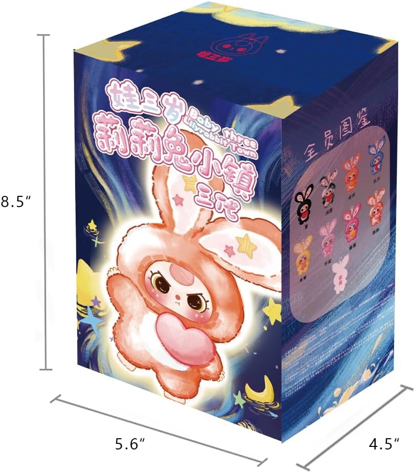 Baby Three: Lily Rabbit Town V3 Plush Blindbox - 1 Random Figure Plushies Big beautiful (Dongguan) Toy Co.