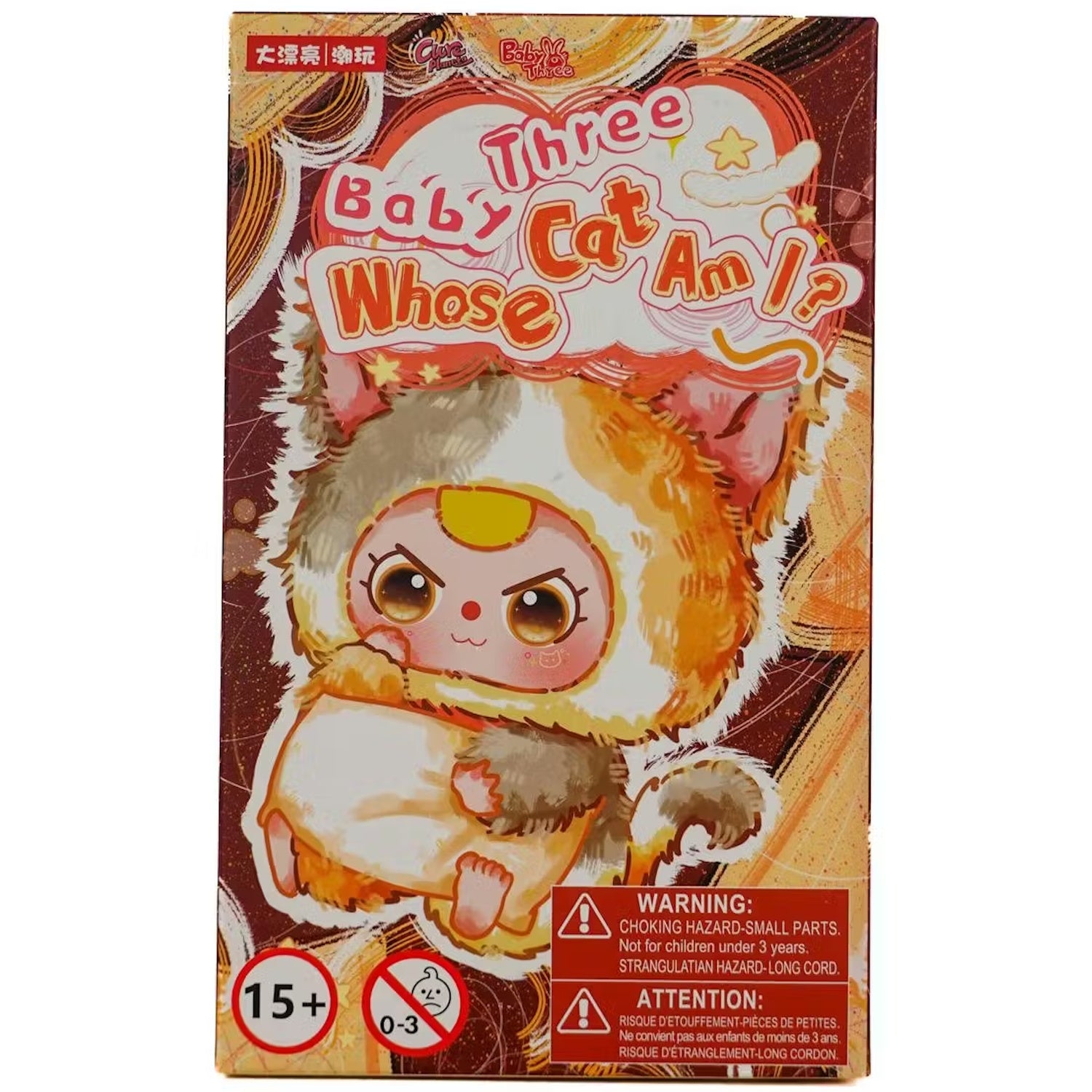 Baby Three: Whose Cat Am I Plush Blindbox - 1 Random Figure Plushies Big beautiful (Dongguan) Toy Co.