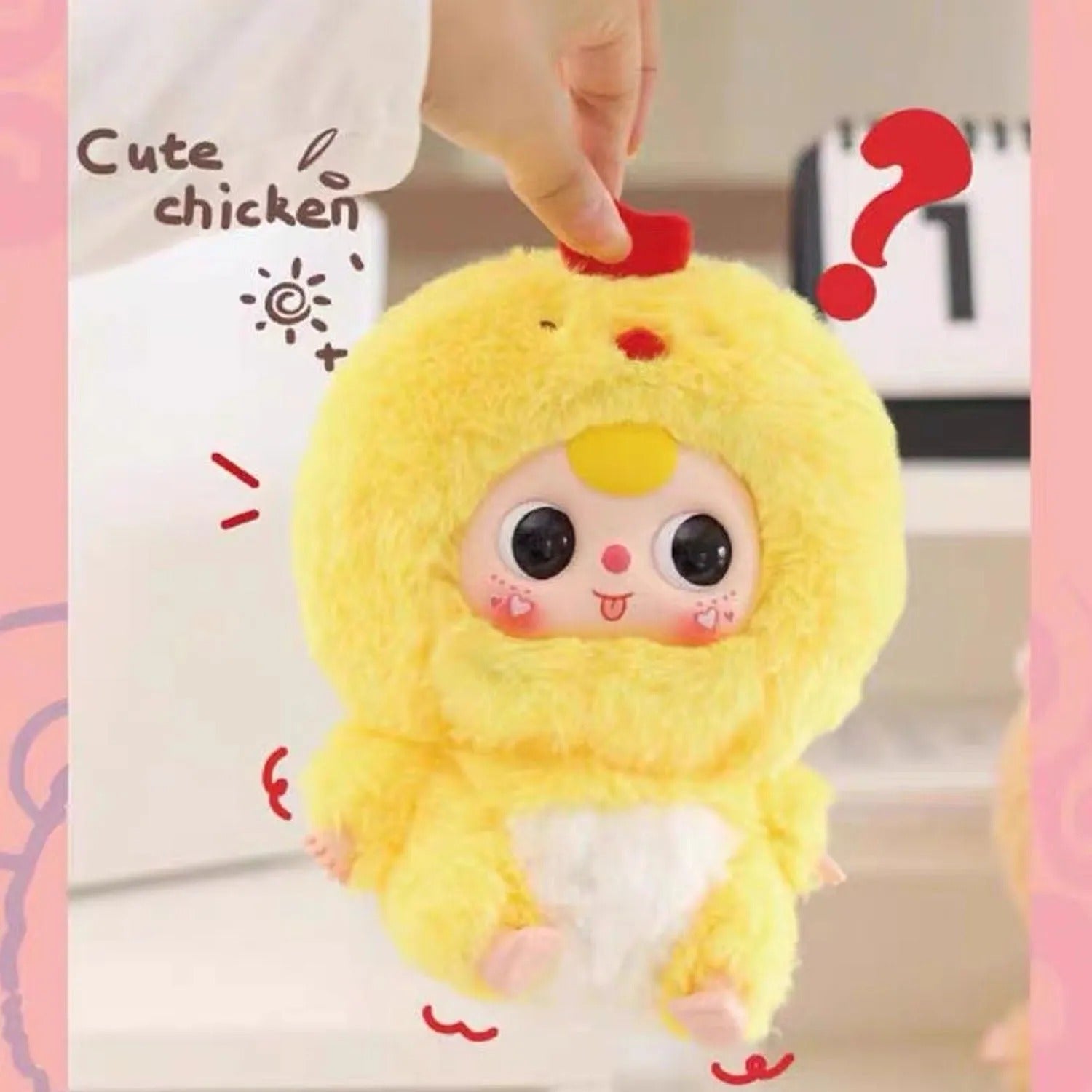 Baby Three: 12 Zodiac Plush Blind Box - 1 Random Figure Plushies Big beautiful (Dongguan) Toy Co.