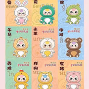 Baby Three: 12 Zodiac Plush Blind Box - 1 Random Figure Plushies Big beautiful (Dongguan) Toy Co.