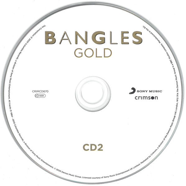 Bangles: Gold [Audio CD] Audio CD/Vinyl Sony Music