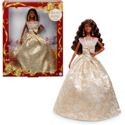 Barbie Signature: 2025 Holiday Barbie - Black Dark Hair Toys & Games Mattel