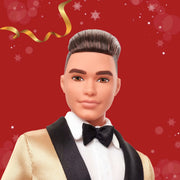 Barbie Signature: 2025 Holiday Ken - White Brown Hair Toys & Games Mattel