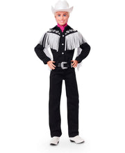 Barbie the Movie: Ken Doll Wearing Black and White Western Outfit Toys & Games Mattel
