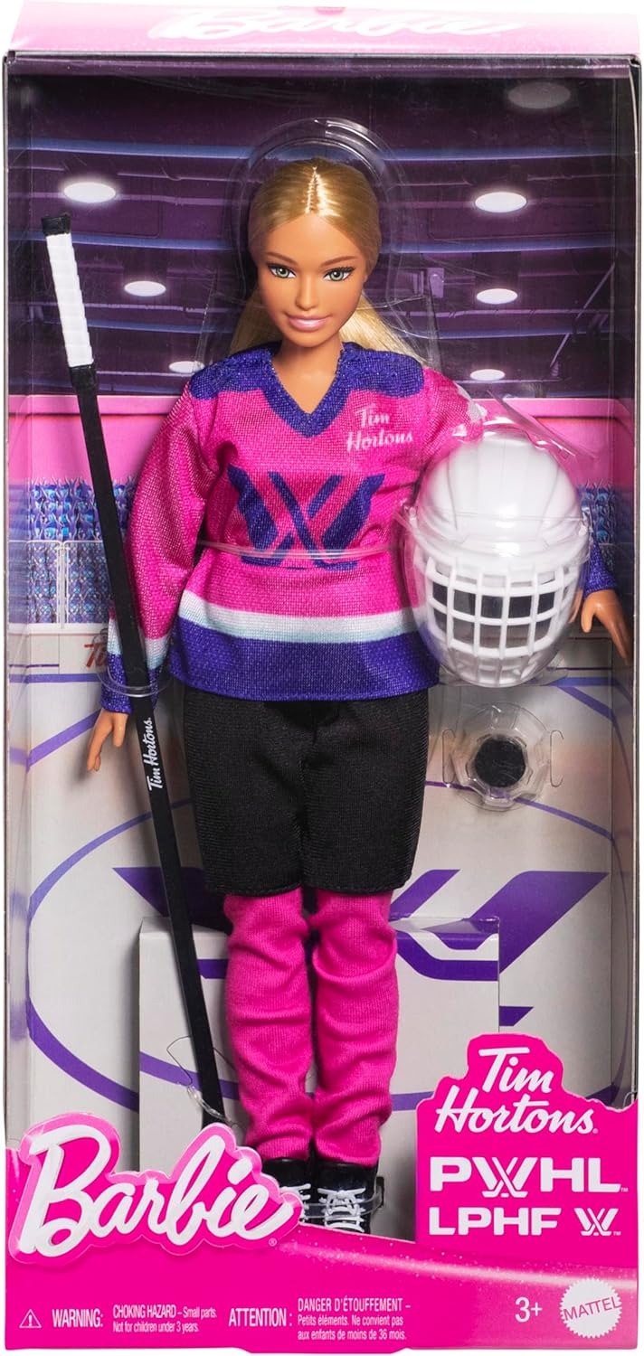 Barbie Tim Hortons x PWHL Doll - Blonde Toys & Games Mattel