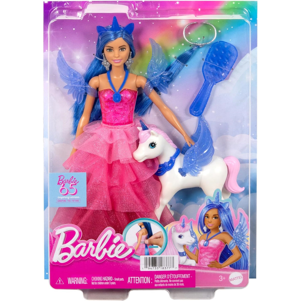 Barbie Unicorn 65th Anniversary Commemorative Doll Toys & Games Mattel