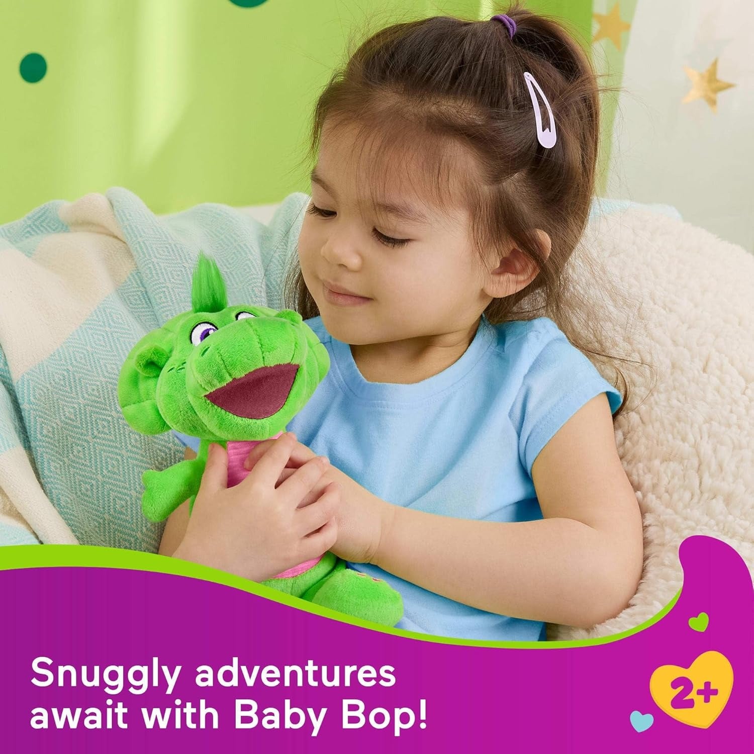 Barney's World: Baby Bop Plush Dinosaur - 8" Plushies Fisher Price