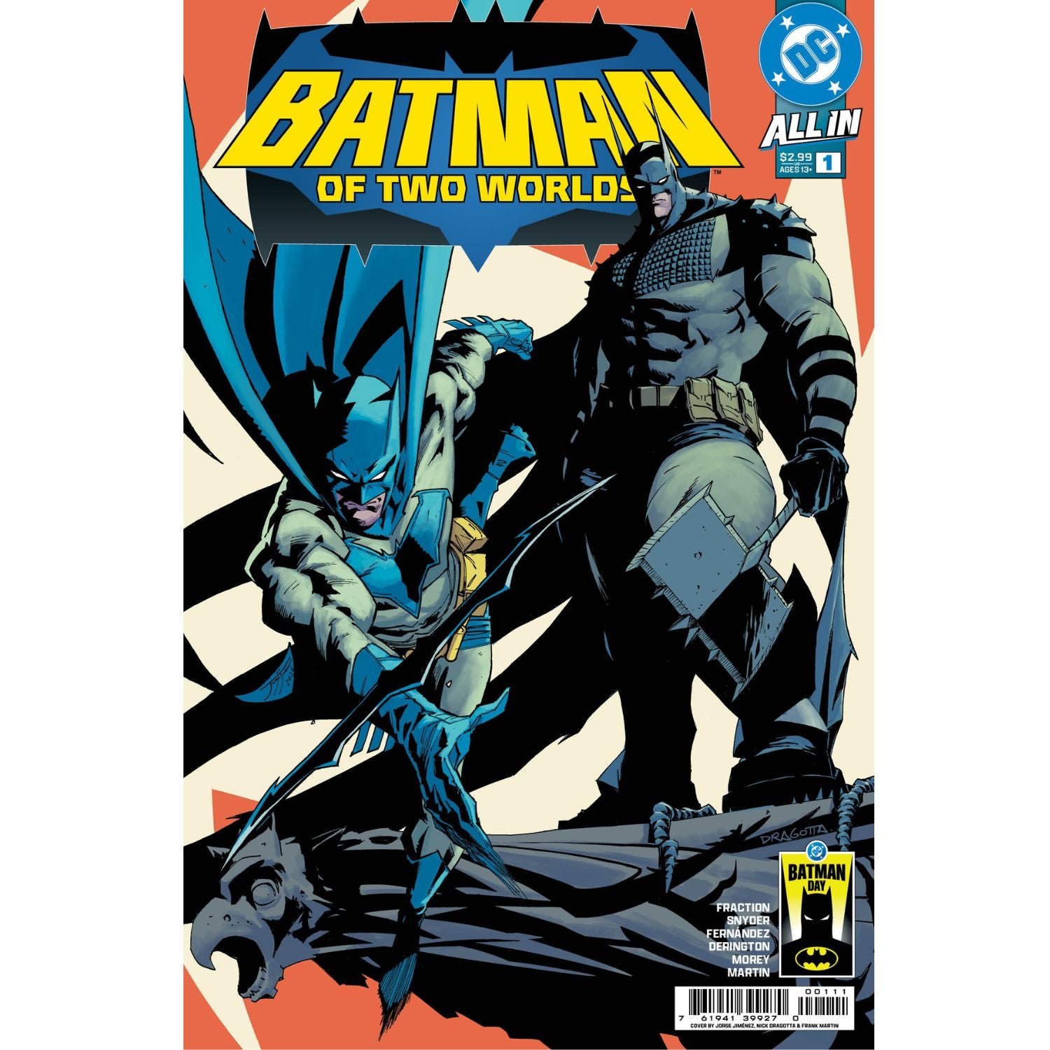 Batman Day 2026 Batman of Two Worlds: #1 [Nick Dragotta CVR A] 2026 Comics DC Comics