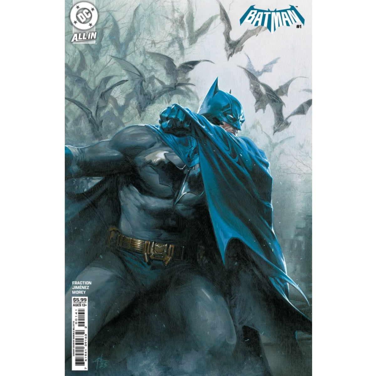 Batman: #1 [Dell Otto CVR F] 2025 Comics DC Comics