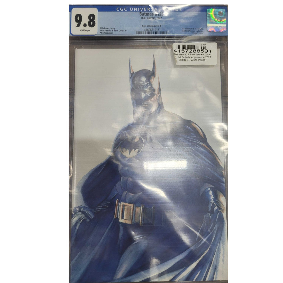 Batman: #125 [Alex Ross CGC 9.8 Cover B] 2022